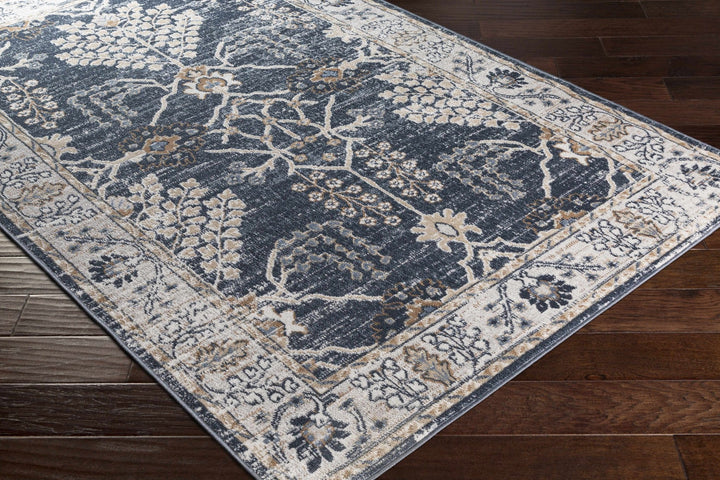 Traditional Design Charcoal, Beige and Camel Medium pile Area rug - The Rug Decor