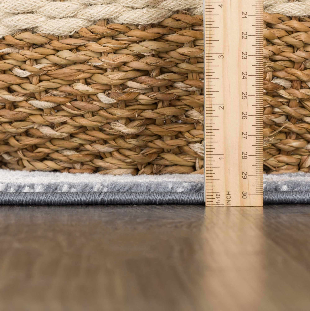 Traditional Design Charcoal, Beige and Camel Medium pile Area rug - The Rug Decor