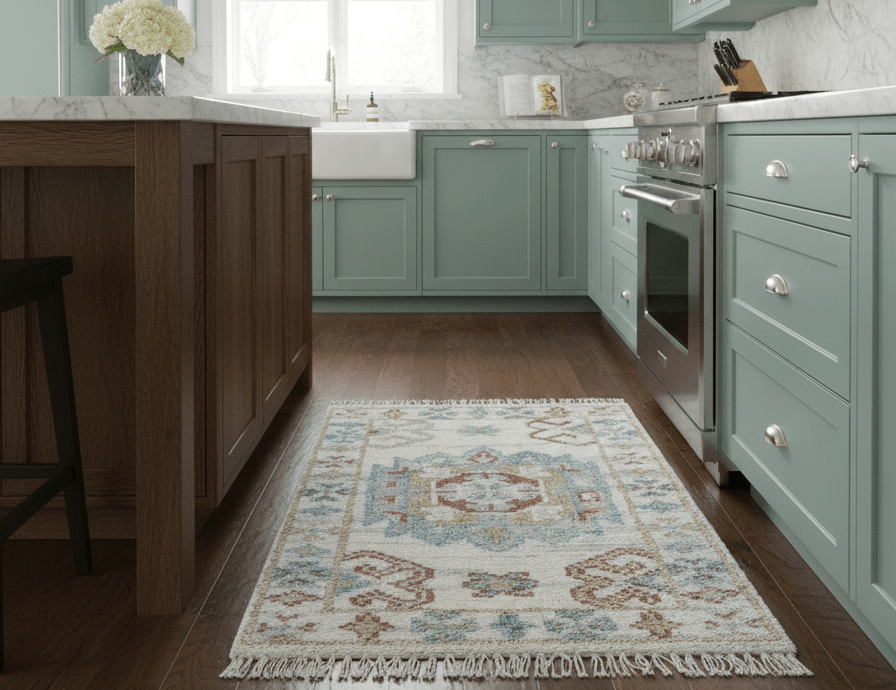 Traditional Design Ivory Hand knotted 2x3 Wool Area Rug - The Rug Decor