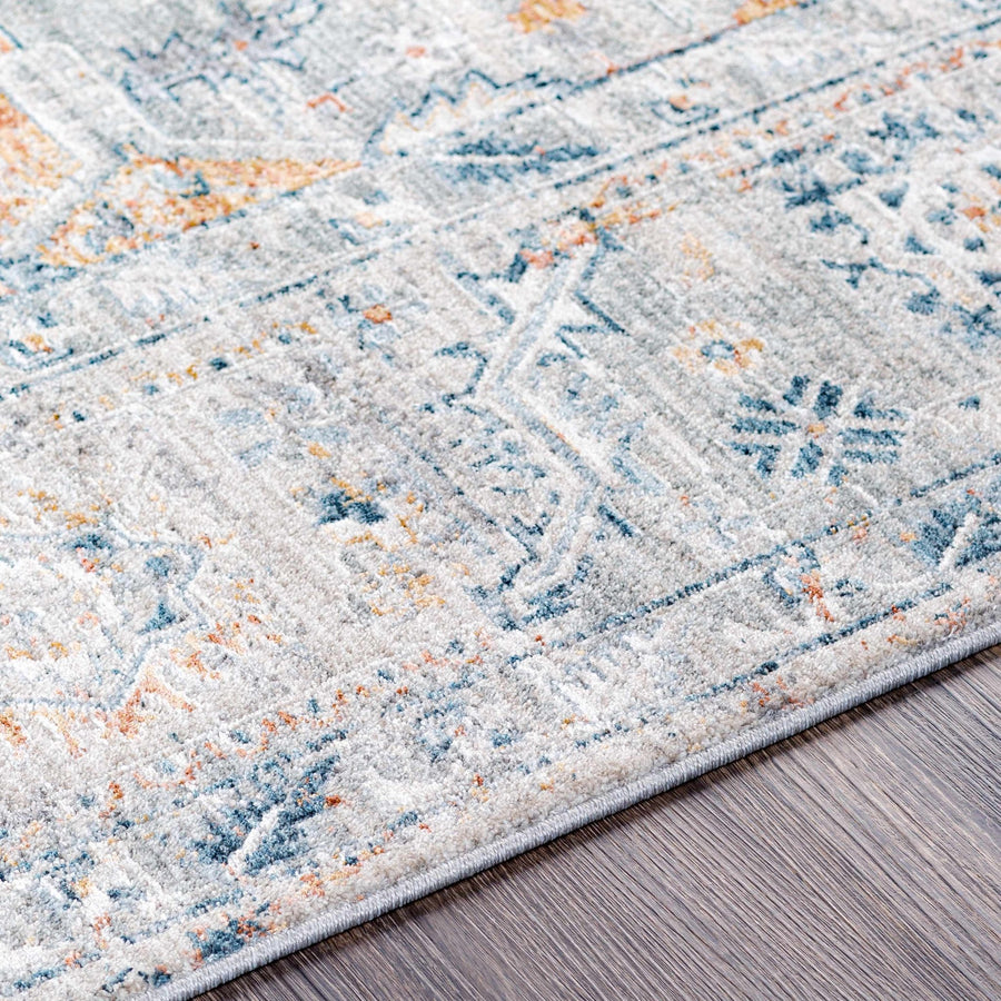 Traditional Gray And Beige Rug - The Rug Decor