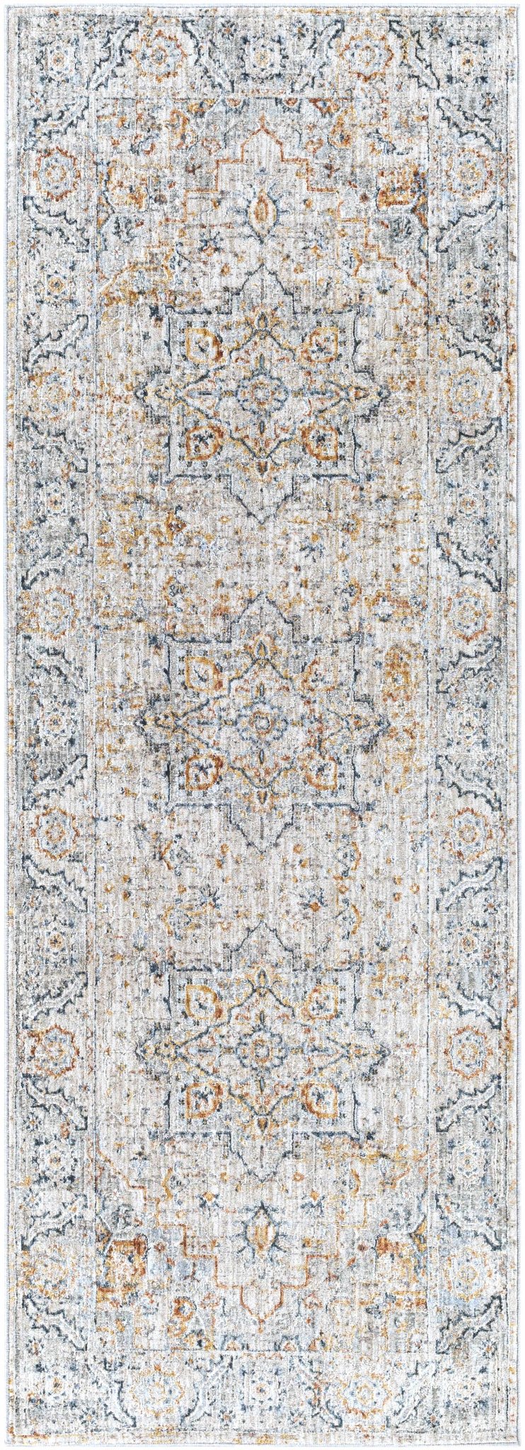 Traditional Gray And Beige Rug - The Rug Decor