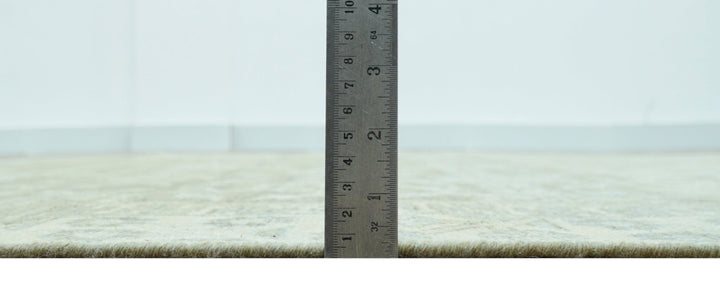 Traditional Oriental Design Brown, Blue And Beige Hand Knotted 6x8 Wool Area Rug - The Rug Decor