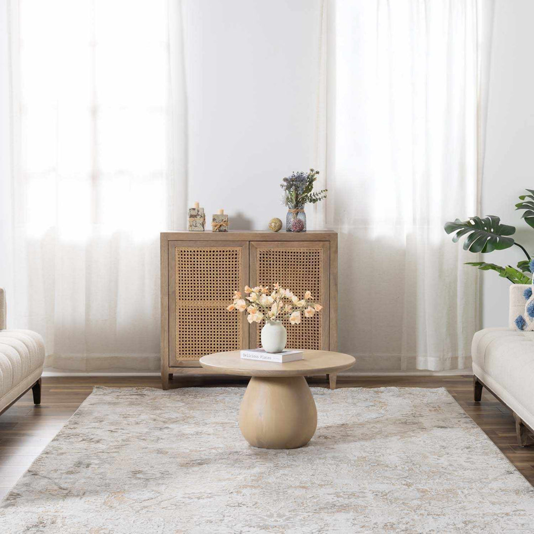 Traditional Oushak Beige Area Rug - The Rug Decor