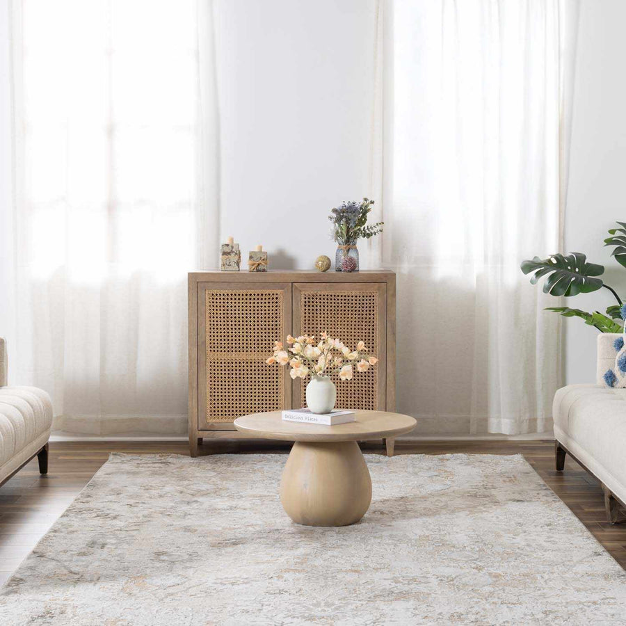 Traditional Oushak Beige Area Rug - The Rug Decor