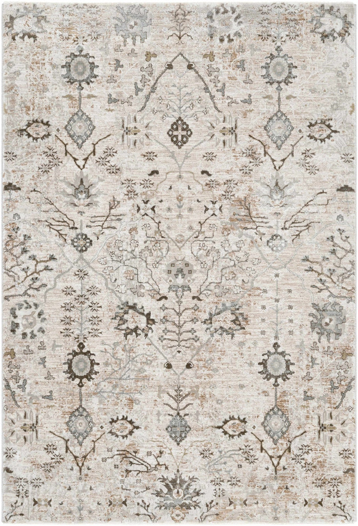 Traditional Oushak Beige Area Rug - The Rug Decor