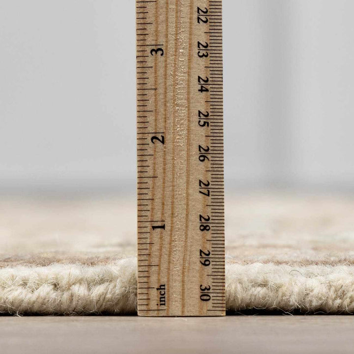 Traditional Oushak Design Beige Hand Tufted Wool Area Rug - The Rug Decor