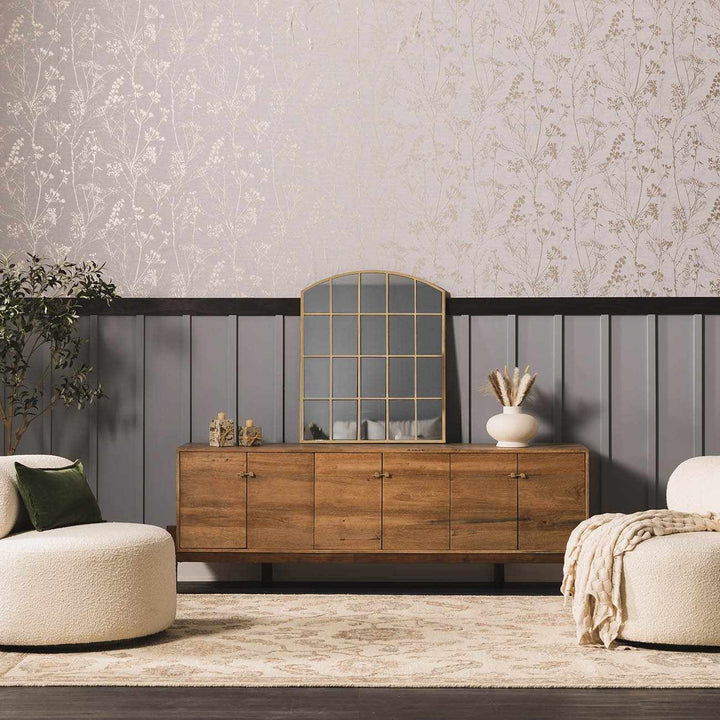 Traditional Oushak Design Beige Hand Tufted Wool Area Rug - The Rug Decor