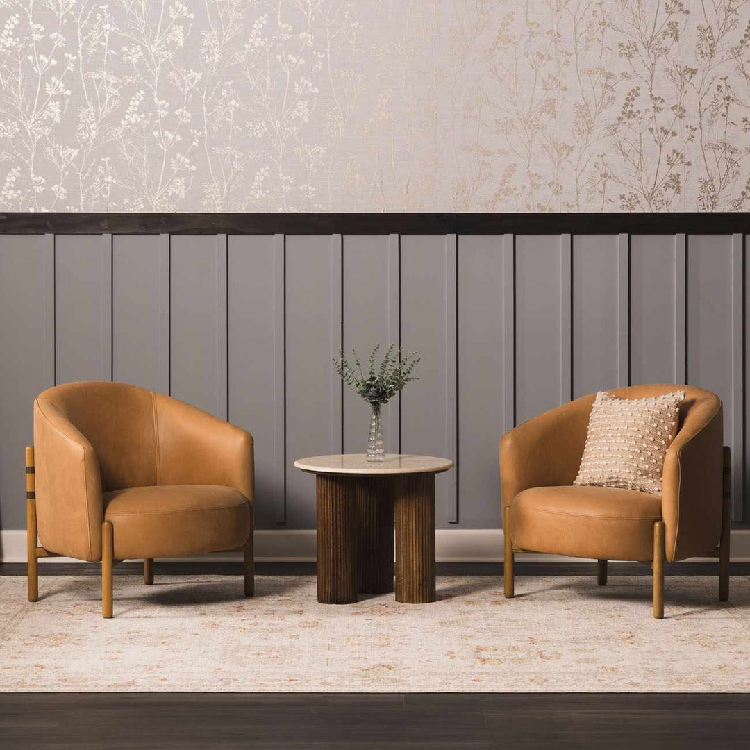 Traditional Oushak Design Beige Machine Woven Area Rug - The Rug Decor