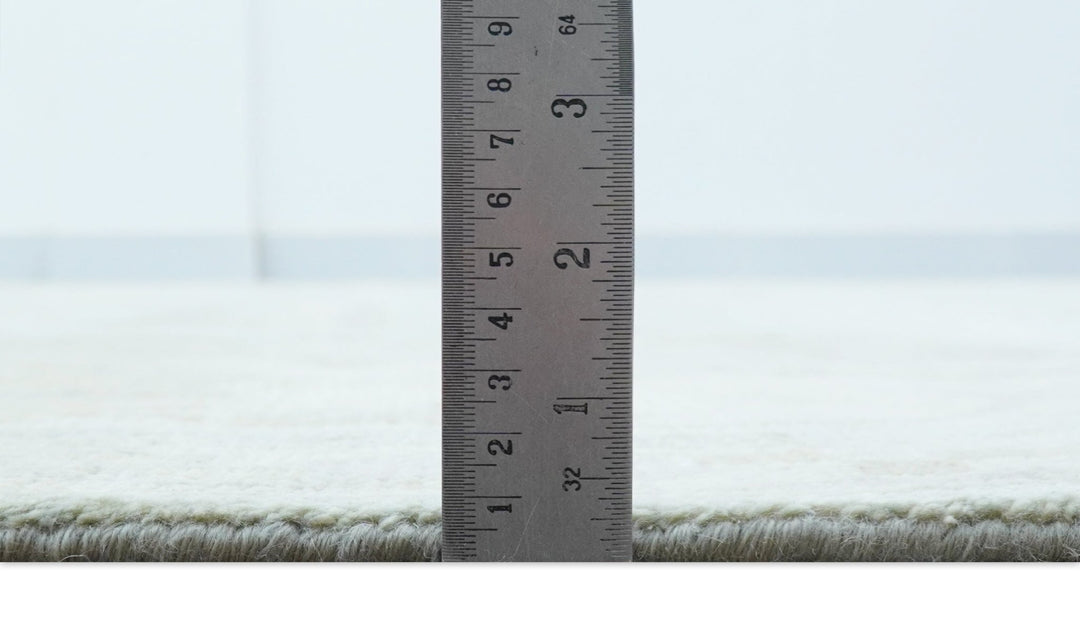 Traditional Oushak Design Blue And Beige 12x15 Hand Knotted Wool Rug - The Rug Decor