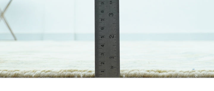 Traditional Oushak Design Blue And Beige Hand Knotted 9x12 Wool Area Rug - The Rug Decor