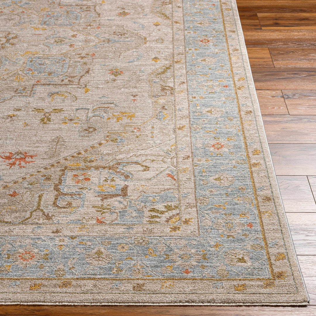 Machine Woven Rugs Traditional Oushak Design Brown Machine Woven Rug – The Rug Decor