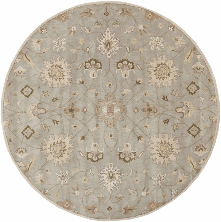 Traditional Oushak Taupe, Olive, Ivory and Beige Hand Tufted Multi Size wool Area Rug - The Rug Decor