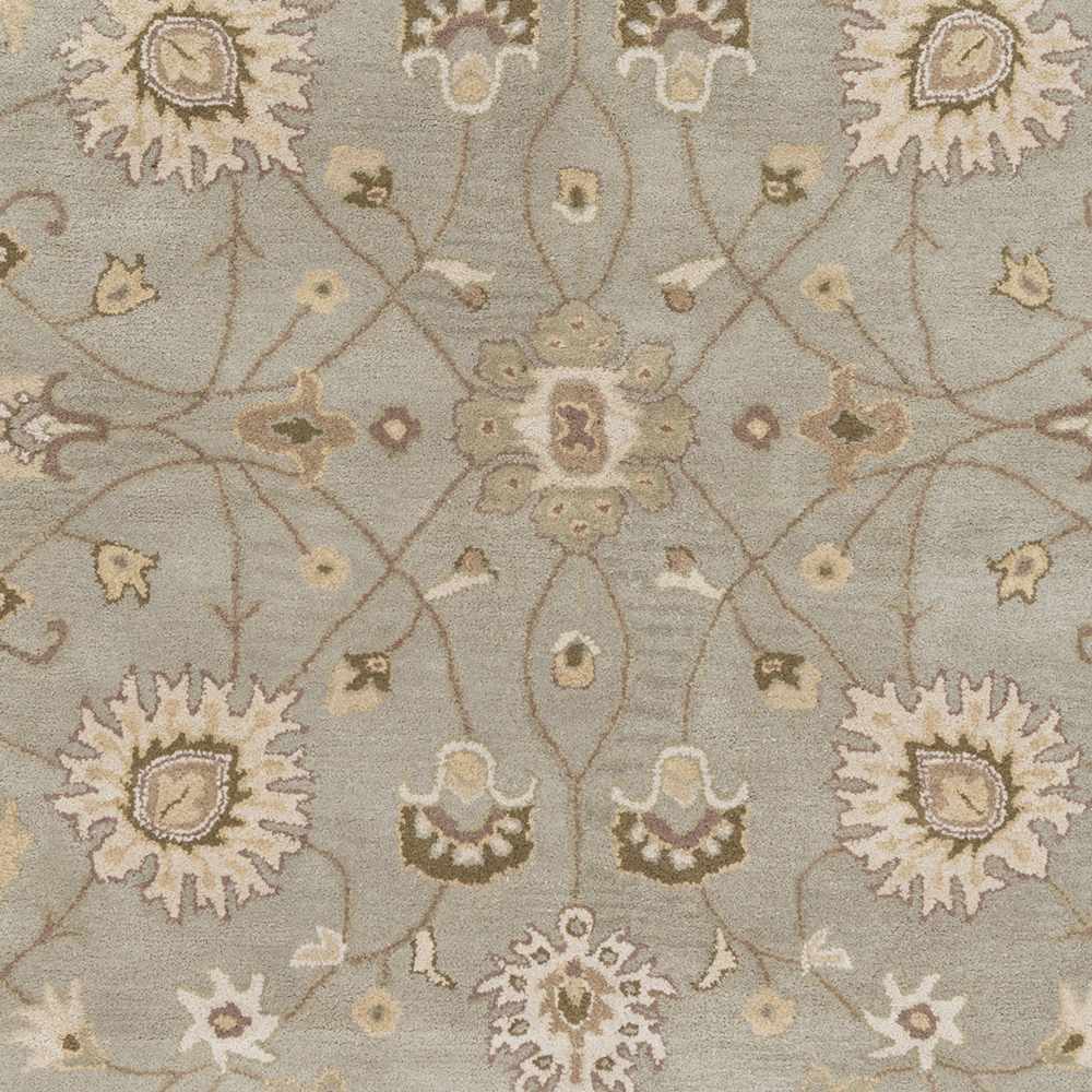 Traditional Oushak Taupe, Olive, Ivory and Beige Hand Tufted Multi Size wool Area Rug - The Rug Decor