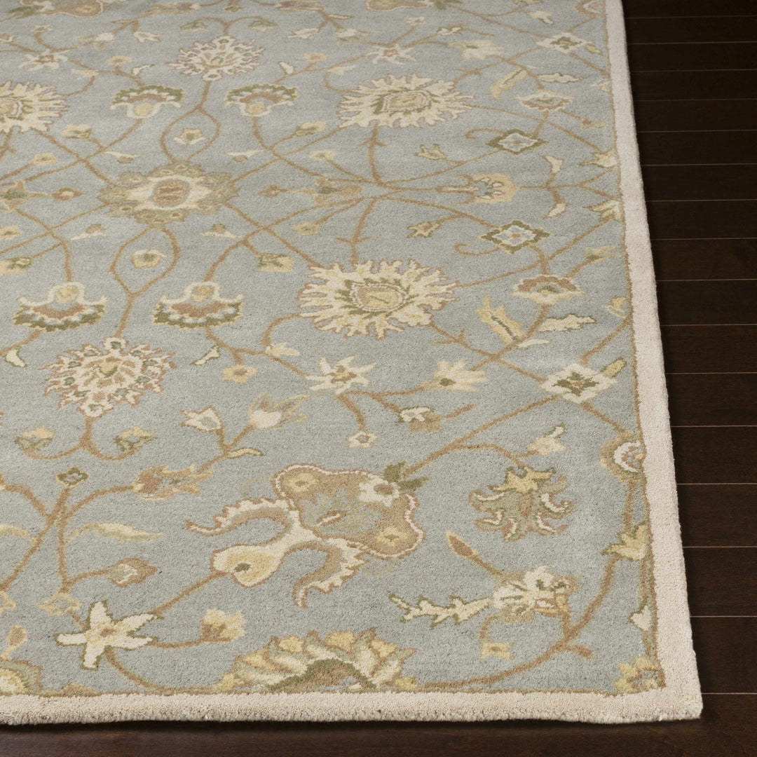 Traditional Oushak Taupe, Olive, Ivory and Beige Hand Tufted Multi Size wool Area Rug - The Rug Decor