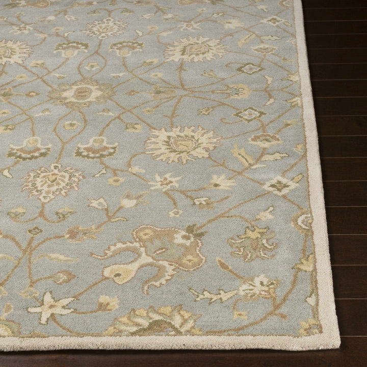 Traditional Oushak Taupe, Olive, Ivory and Beige Hand Tufted Multi Size wool Area Rug - The Rug Decor