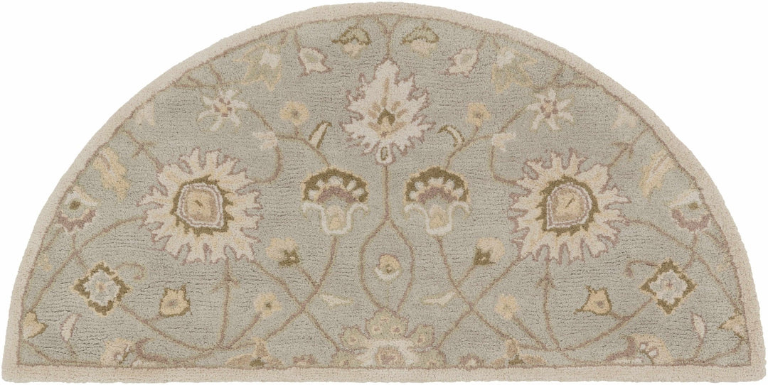 Traditional Oushak Taupe, Olive, Ivory and Beige Hand Tufted Multi Size wool Area Rug - The Rug Decor