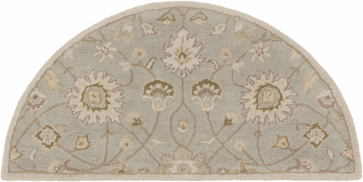 Traditional Oushak Taupe, Olive, Ivory and Beige Hand Tufted Multi Size wool Area Rug - The Rug Decor