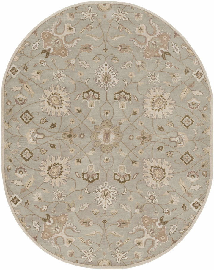 Traditional Oushak Taupe, Olive, Ivory and Beige Hand Tufted Multi Size wool Area Rug - The Rug Decor