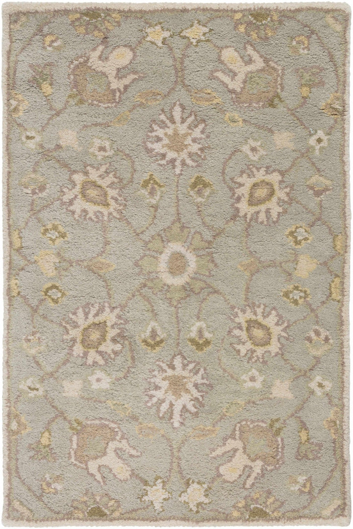 Traditional Oushak Taupe, Olive, Ivory and Beige Hand Tufted Multi Size wool Area Rug - The Rug Decor