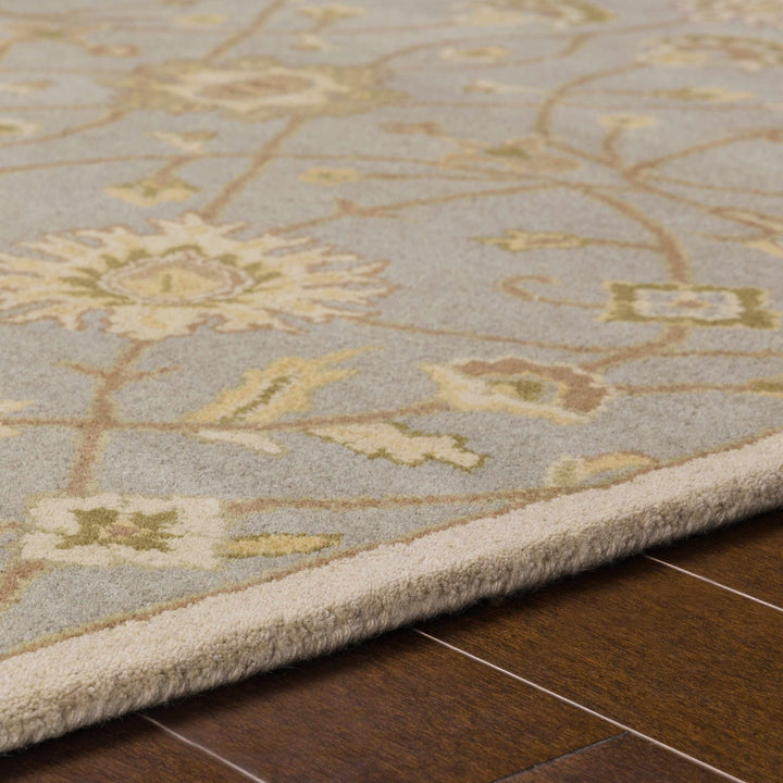 Traditional Oushak Taupe, Olive, Ivory and Beige Hand Tufted Multi Size wool Area Rug - The Rug Decor