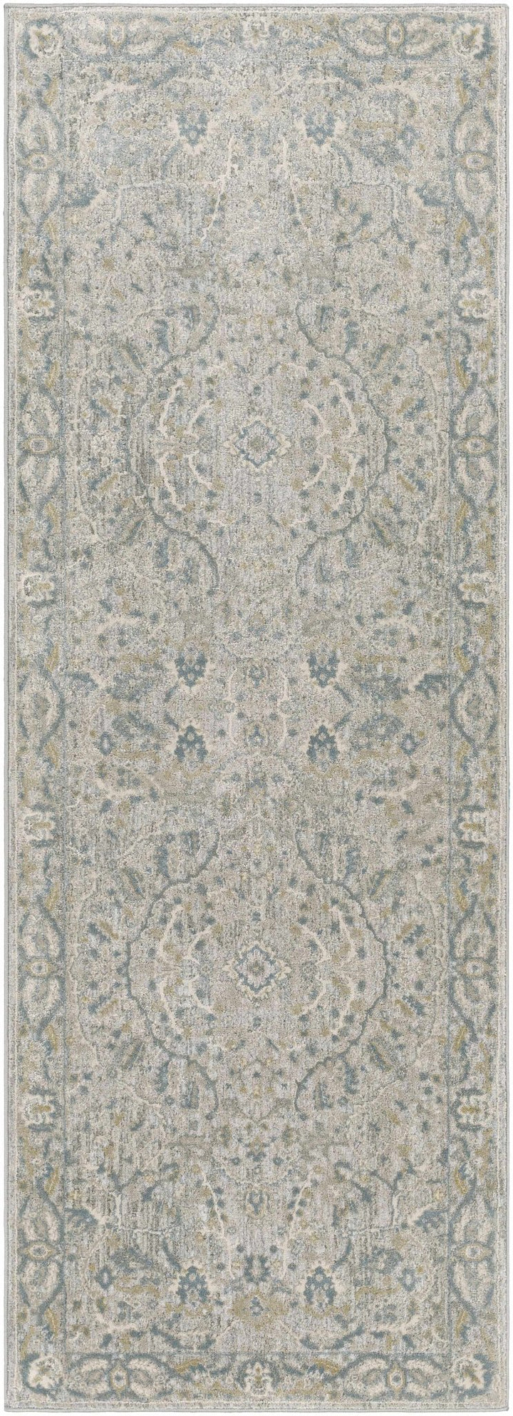 Traditional Persian Gray Machine Woven Rug - The Rug Decor