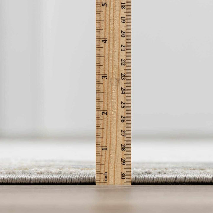 Traditional Persian Gray Machine Woven Rug - The Rug Decor