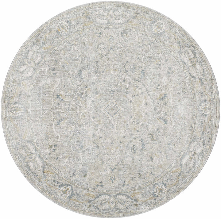 Traditional Persian Gray Machine Woven Rug - The Rug Decor