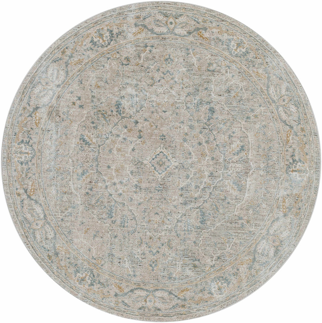 Traditional Persian Gray Machine Woven Rug - The Rug Decor