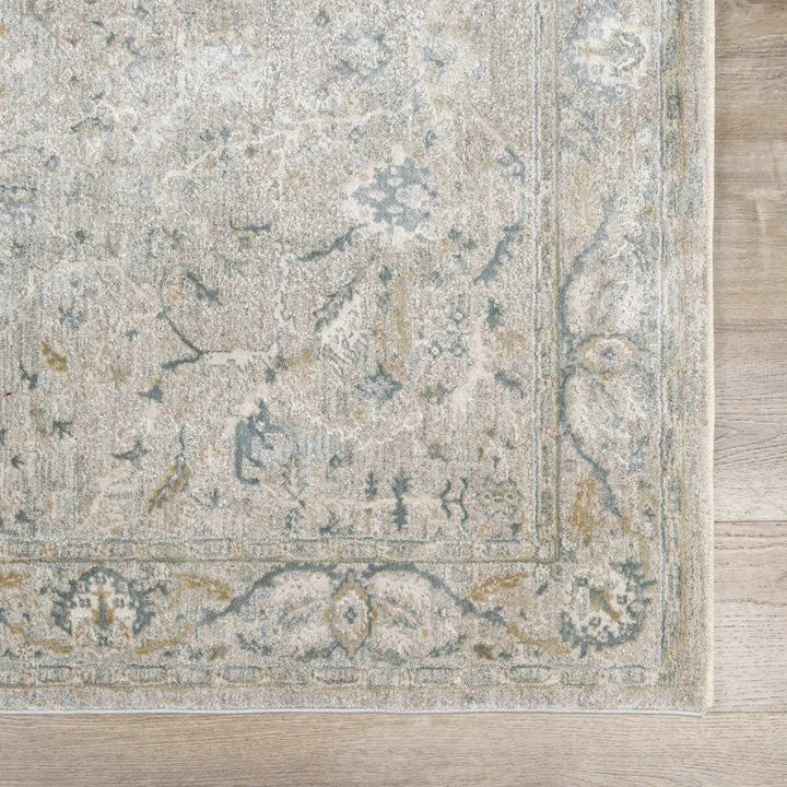 Traditional Persian Gray Machine Woven Rug - The Rug Decor