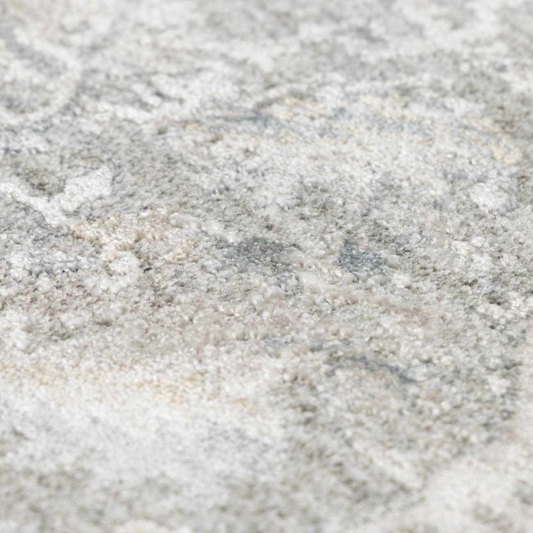 Traditional Persian Gray Machine Woven Rug - The Rug Decor