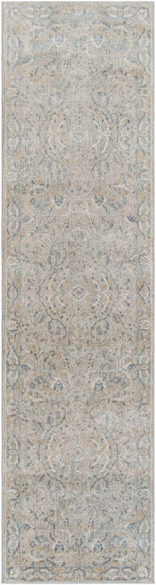 Traditional Persian Gray Machine Woven Rug - The Rug Decor