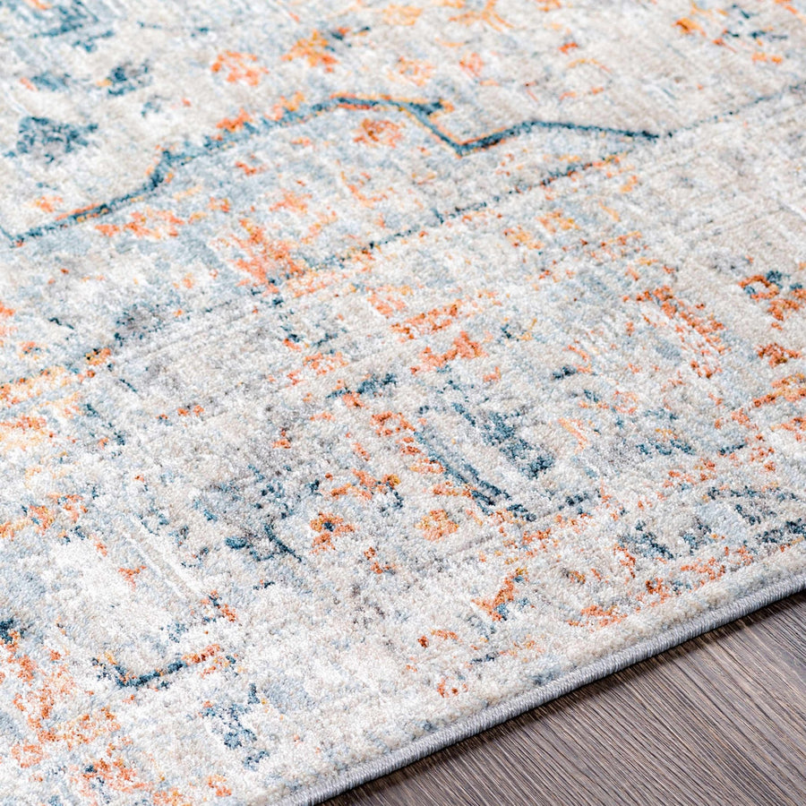 Traditional Style Beige And Gray Rug - The Rug Decor