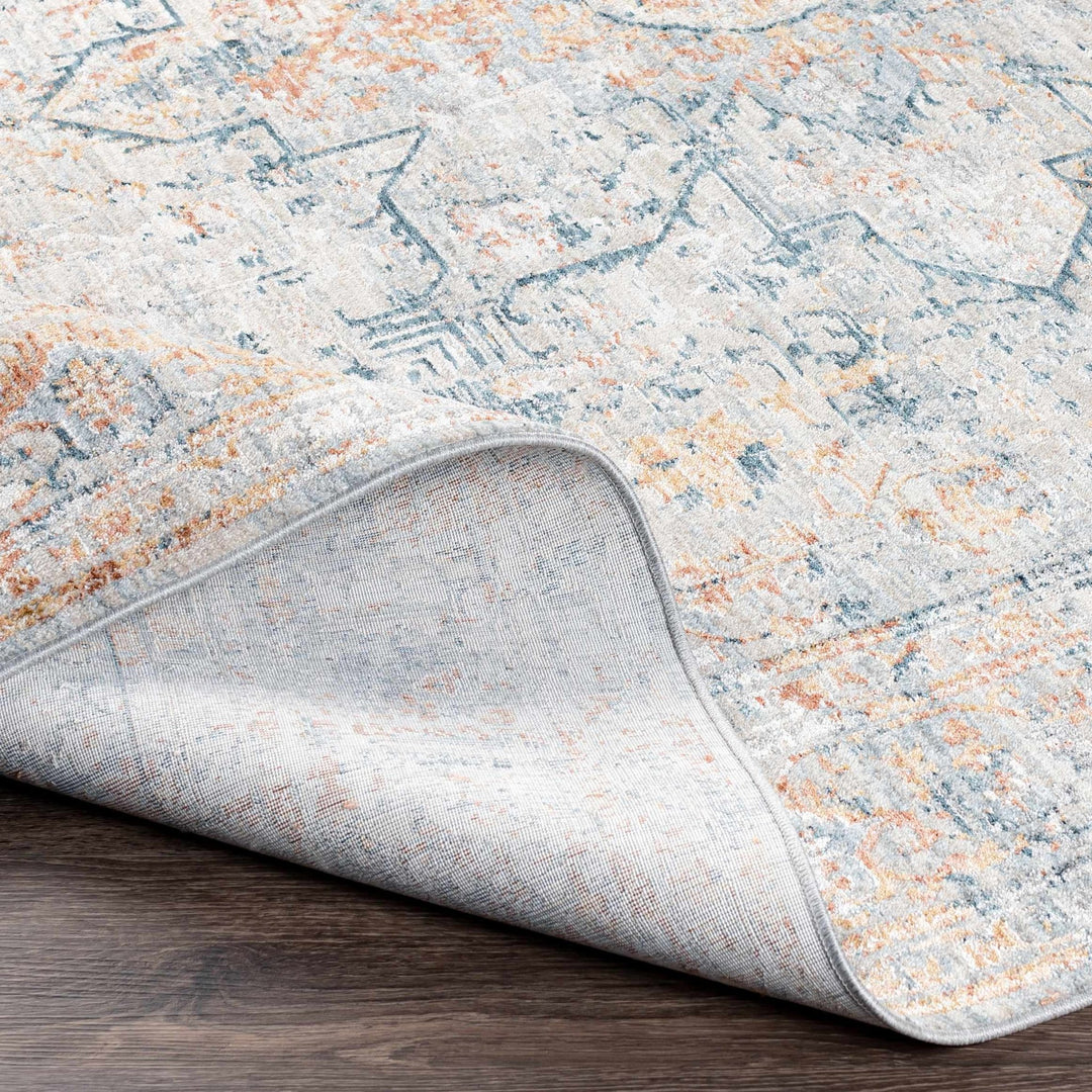 Traditional Style Beige And Gray Rug - The Rug Decor