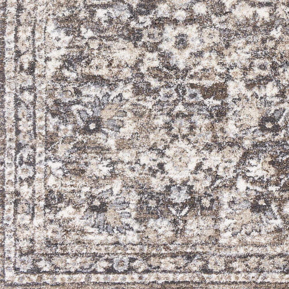 Traditional Style Charcoal And Beige Rug - The Rug Decor