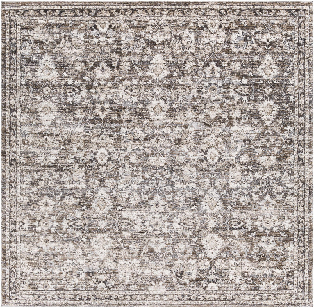 Traditional Style Charcoal And Beige Rug - The Rug Decor