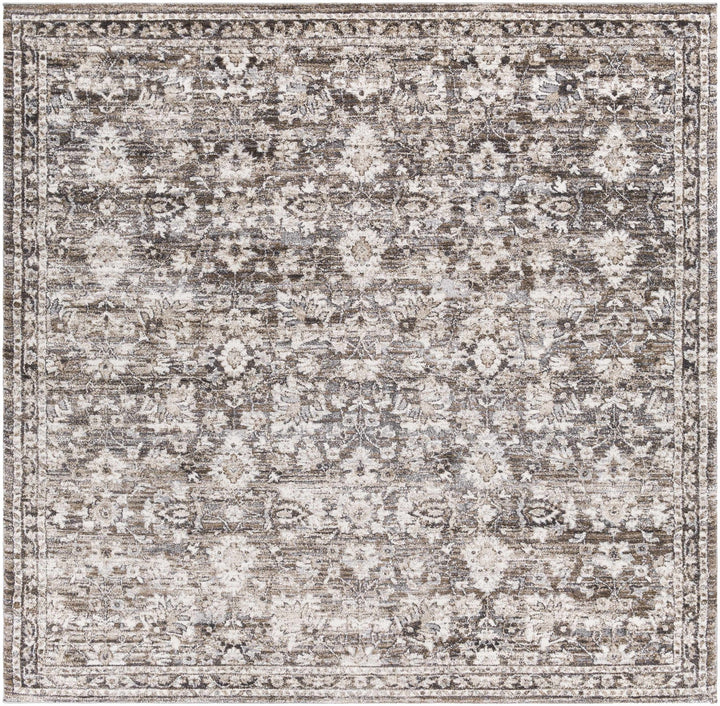 Traditional Style Charcoal And Beige Rug - The Rug Decor