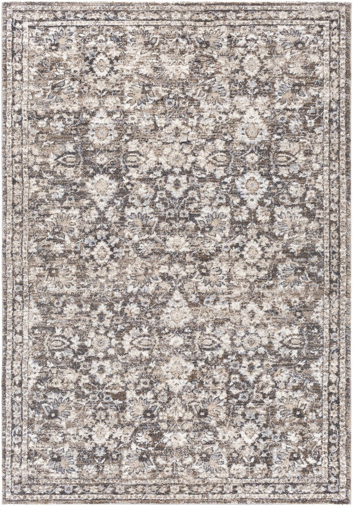 Traditional Style Charcoal And Beige Rug - The Rug Decor