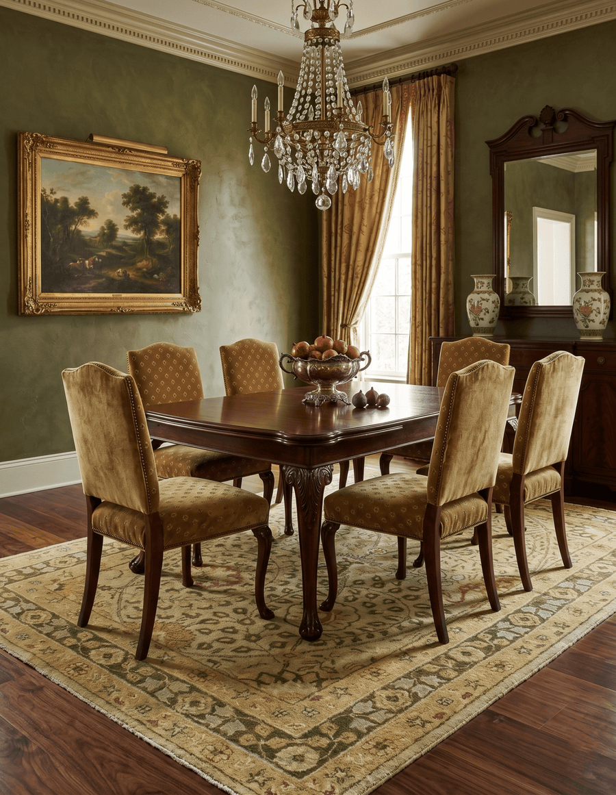 Traditional Style Gold Hand Tufted Wool Area Rug - The Rug Decor
