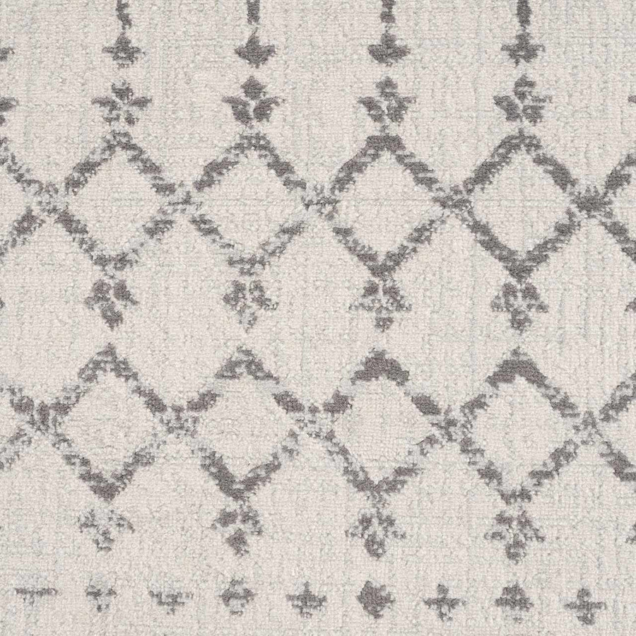 Traditional Style Gray And Ivory Rug - The Rug Decor