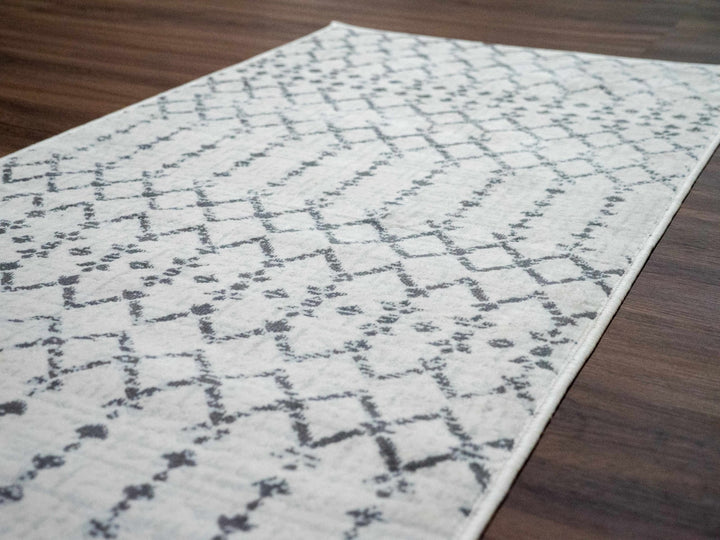 Traditional Style Gray And Ivory Rug - The Rug Decor