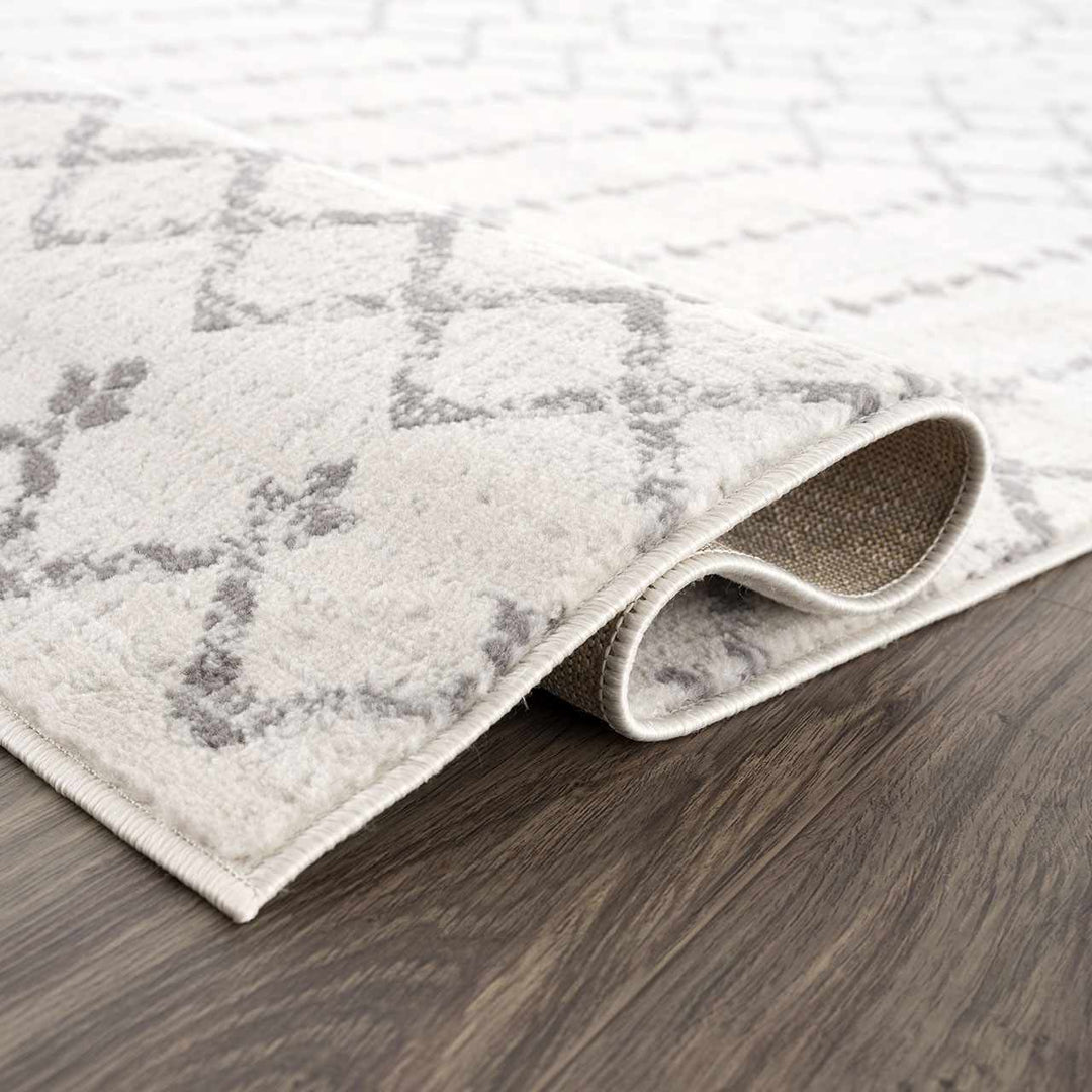 Traditional Style Gray And Ivory Rug - The Rug Decor
