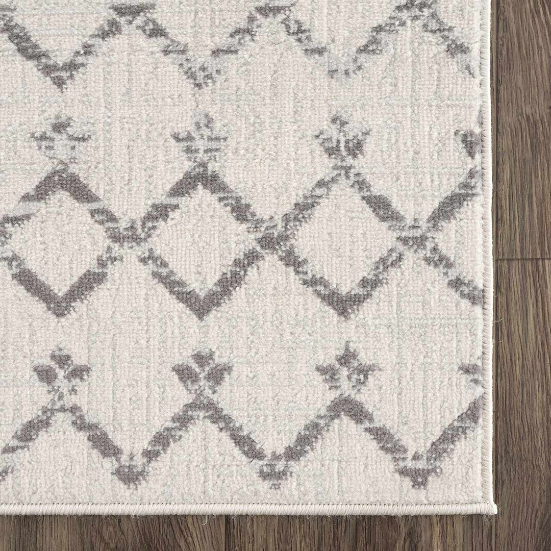 Traditional Style Gray And Ivory Rug - The Rug Decor