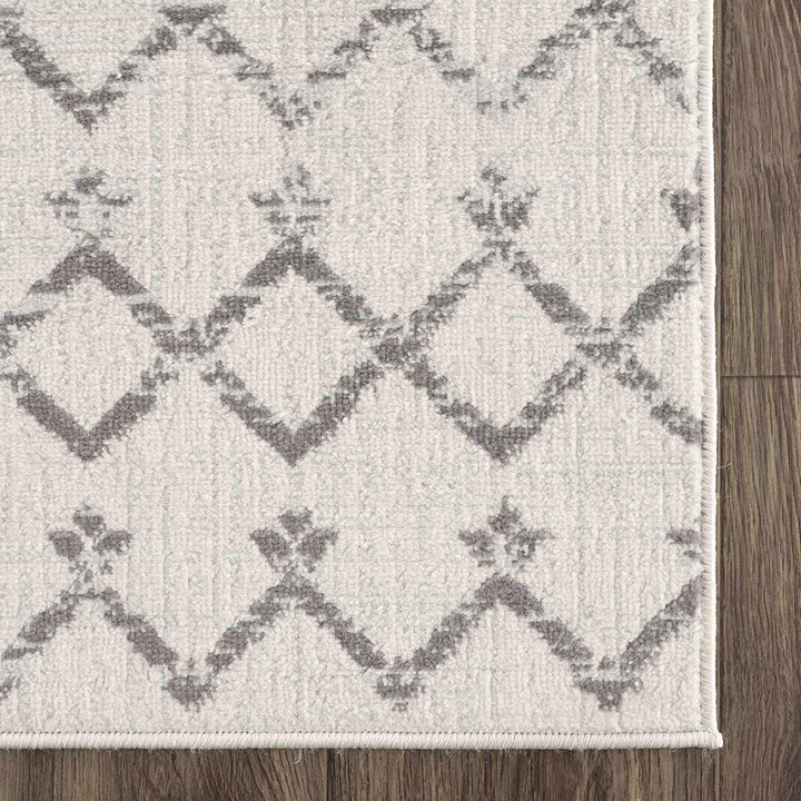 Traditional Style Gray And Ivory Rug - The Rug Decor
