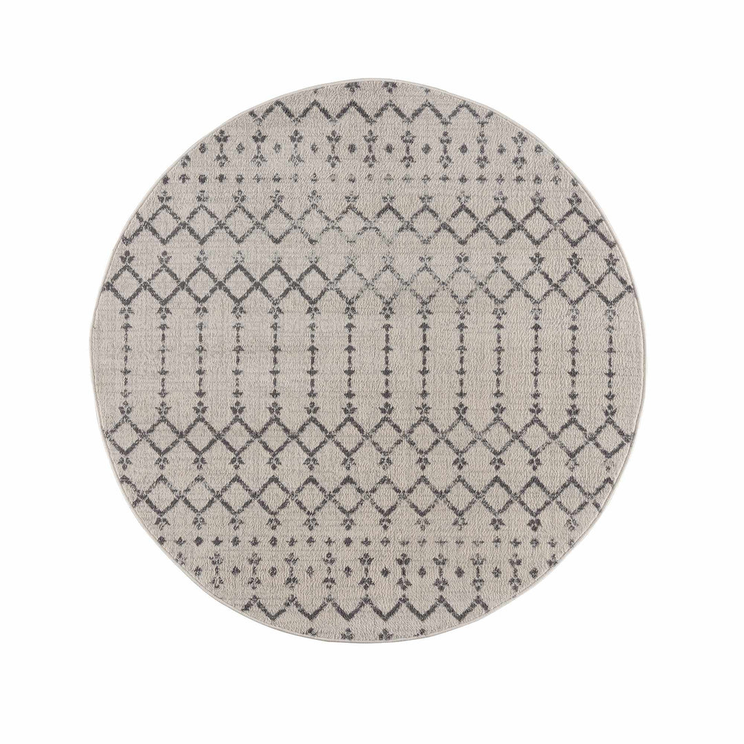 Traditional Style Gray And Ivory Rug - The Rug Decor