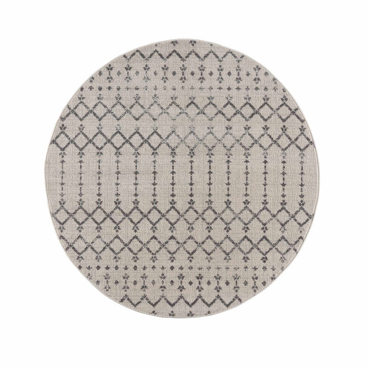 Traditional Style Gray And Ivory Rug - The Rug Decor