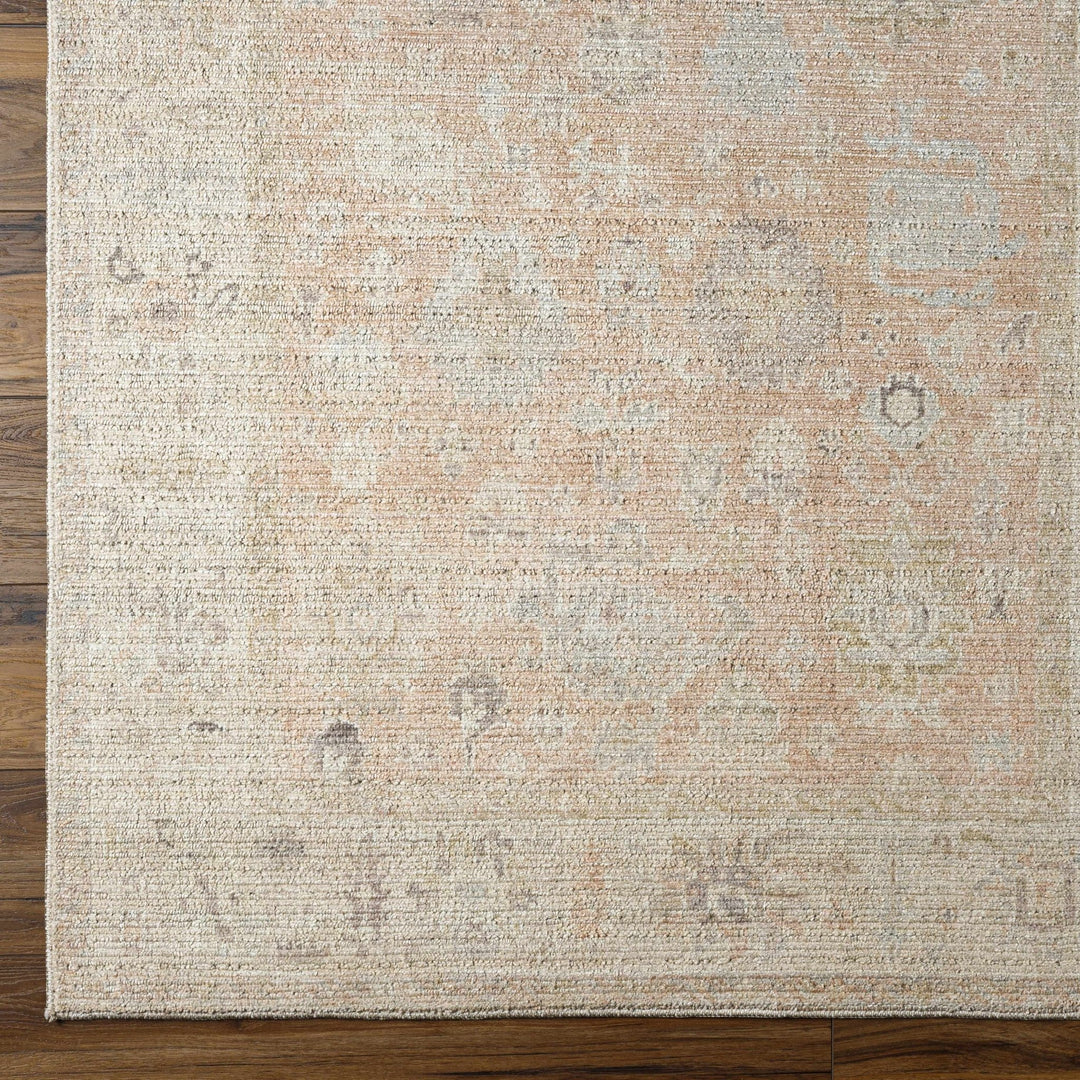 Traditional Style Tan Blush Area Rug - The Rug Decor