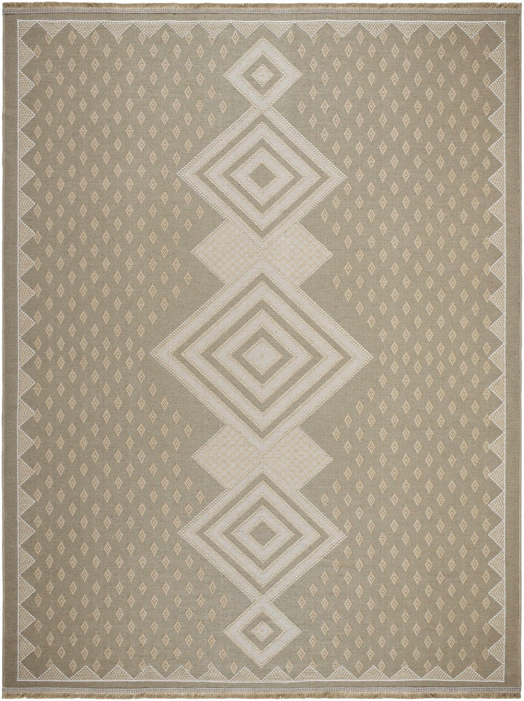 Traditional Style Tan Machine Woven Jute Rug - The Rug Decor