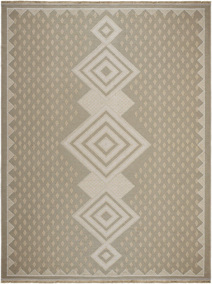 Traditional Style Tan Machine Woven Jute Rug - The Rug Decor