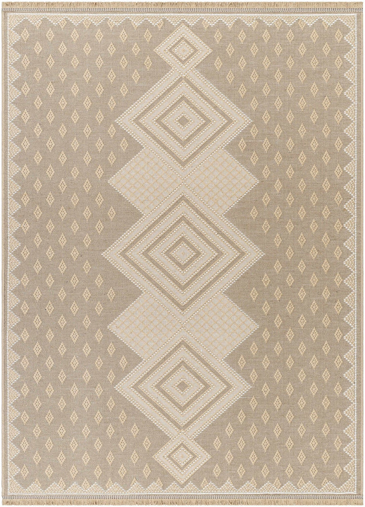 Traditional Style Tan Machine Woven Jute Rug - The Rug Decor
