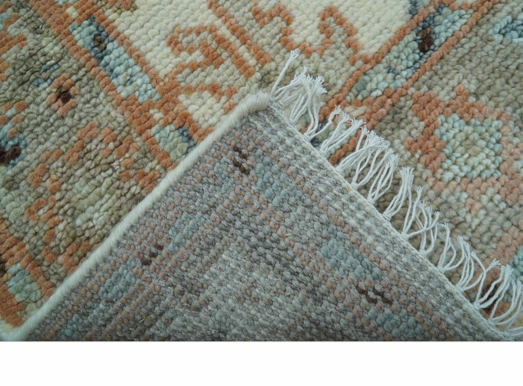 Traditional Turkish Design Beige 4x6 Hand knotted Wool Area Rug - The Rug Decor